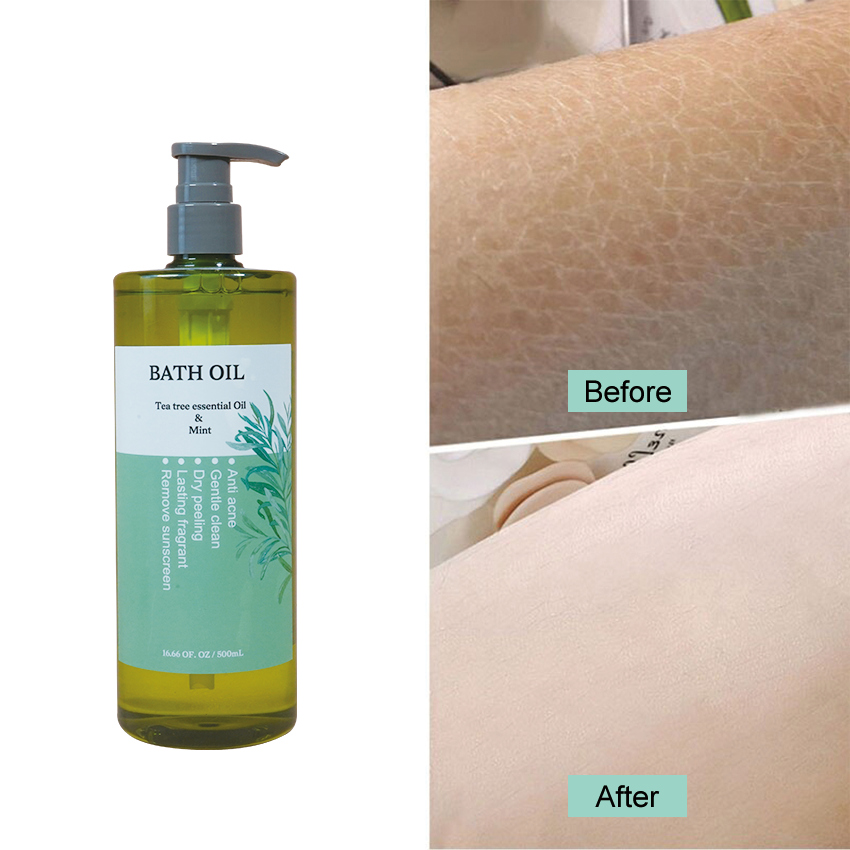 OEM Custom Wholesale Natural Hair Grow Mint Tea Tree Oil Shampoo Private Label Hair Loss Shampoo Hair Growth Oil Shampoo