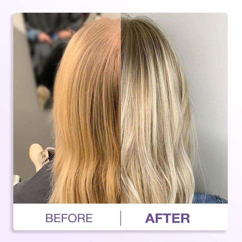 Professional Salon No Yellow Purple Hair Shampoo Color Protection Maca Purple Shampoo For Blonde & Gray Hair