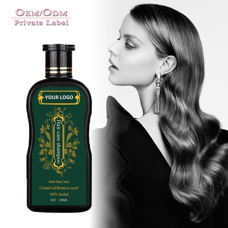 OEM/ODM Private Label Ginger Hair Growth Anti Hair Loss Shampoo