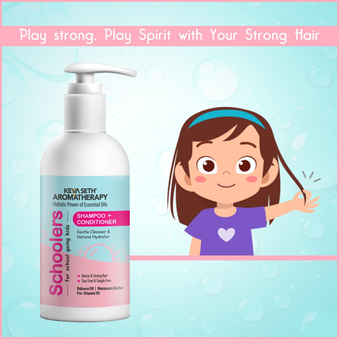 Baby Kids Shampoo And Conditioner for Soft And Shining Hair No sulfate And paraben