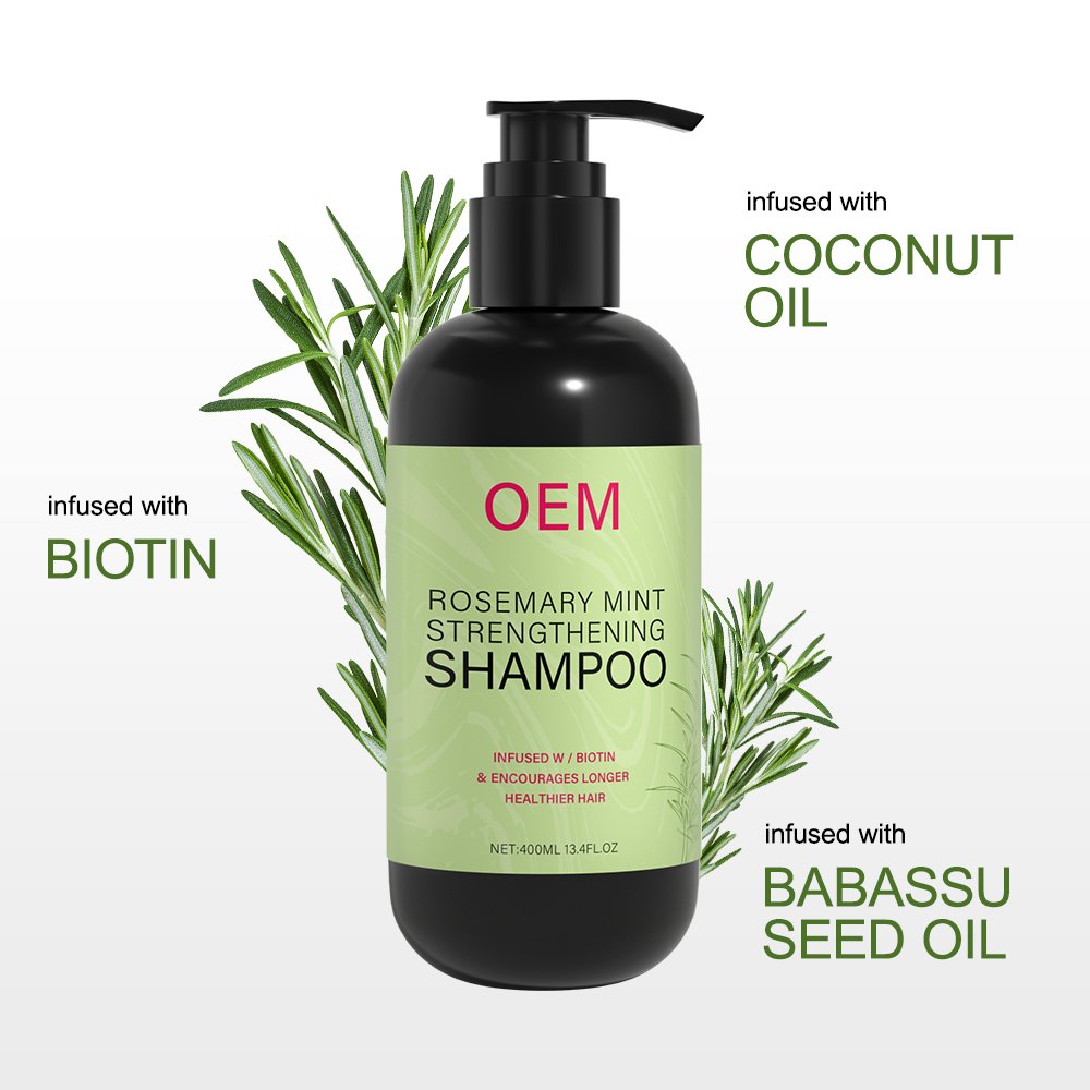 Private Label Hair Restoration Hairline Visible Improvements DHT Blocker Thinning Hair Rosemary Mint Shampoo And Conditioner