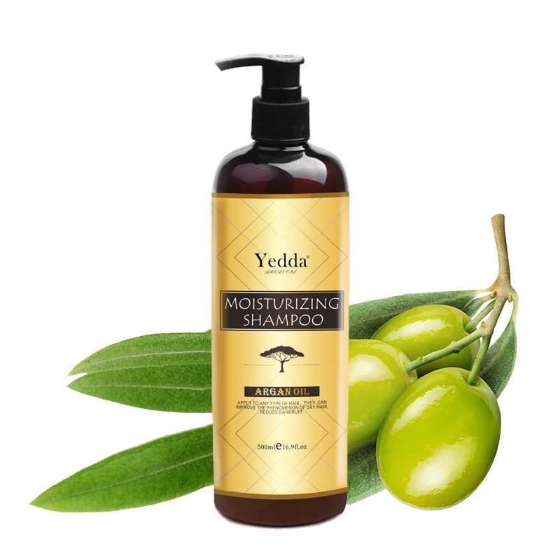 Natural Organic Customized Logo Hair Growth Argan Oil Shampoo And Conditioner Organic Scalp Care Hair Product