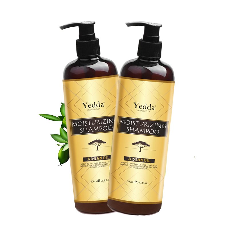 Natural Organic Customized Logo Hair Growth Argan Oil Shampoo And Conditioner Organic Scalp Care Hair Product
