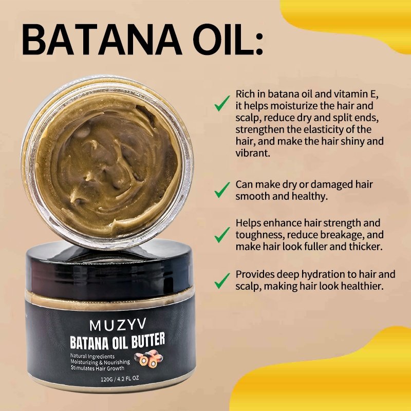 Private label promotes hair growth repair damaged pure natural organic honduras batana oil butter