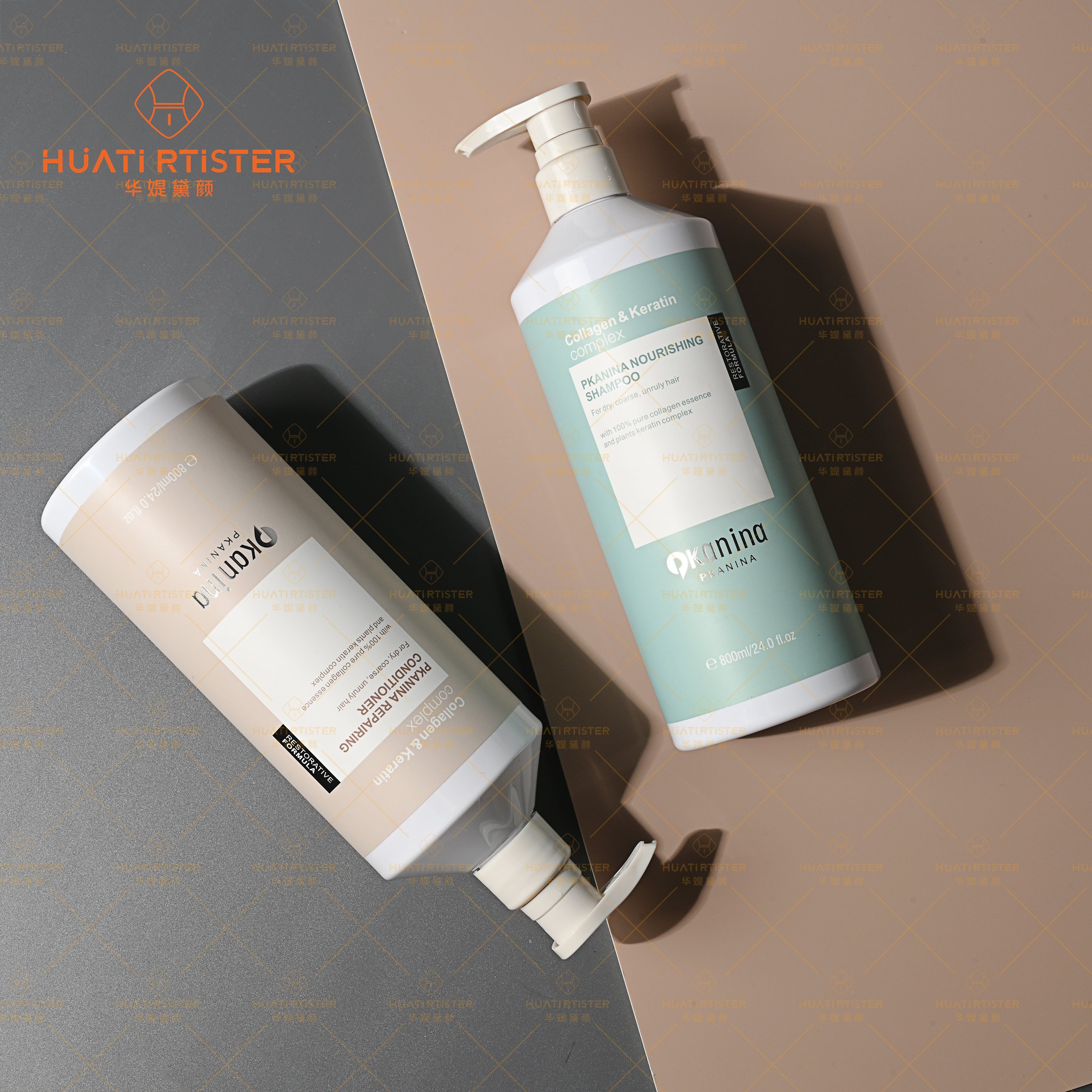 Huati Sifuli kanina soft hair anti gray leave in shampoo set curl shampoo and conditioner cream for hair