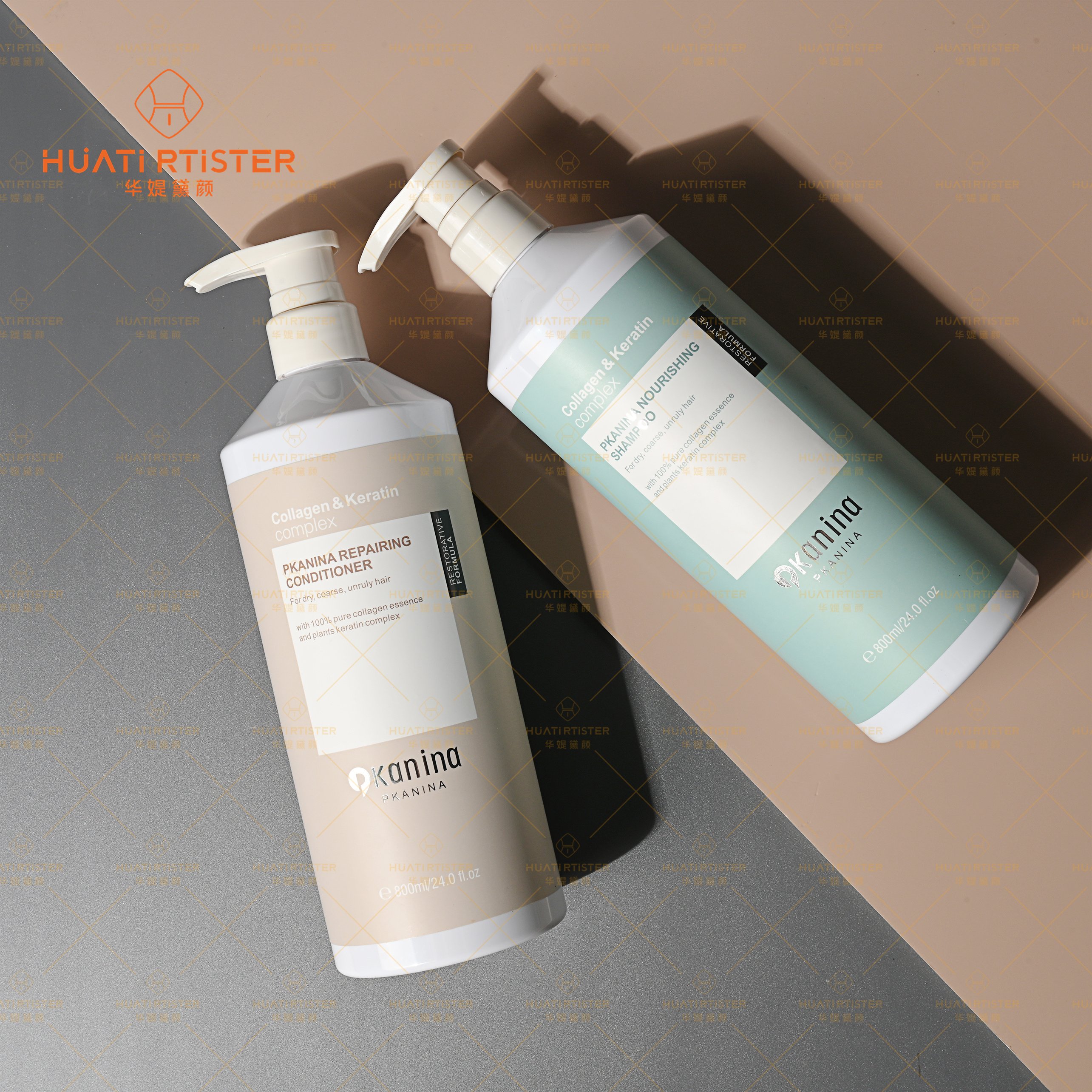 Huati Sifuli kanina soft hair anti gray leave in shampoo set curl shampoo and conditioner cream for hair