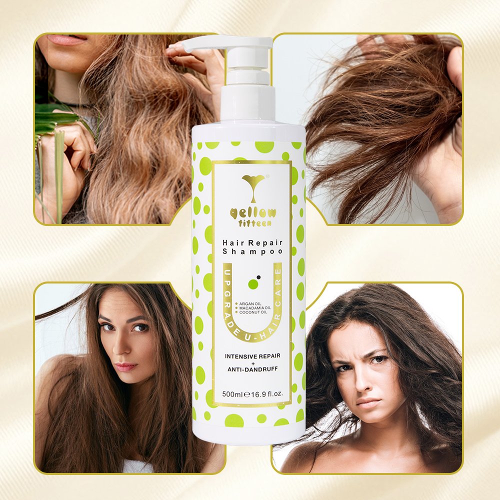 Custom Logo Private label Moisturizing Repair Damaged Dry Hair Conditioner and Shampoo Essential Oil Hair Care Set