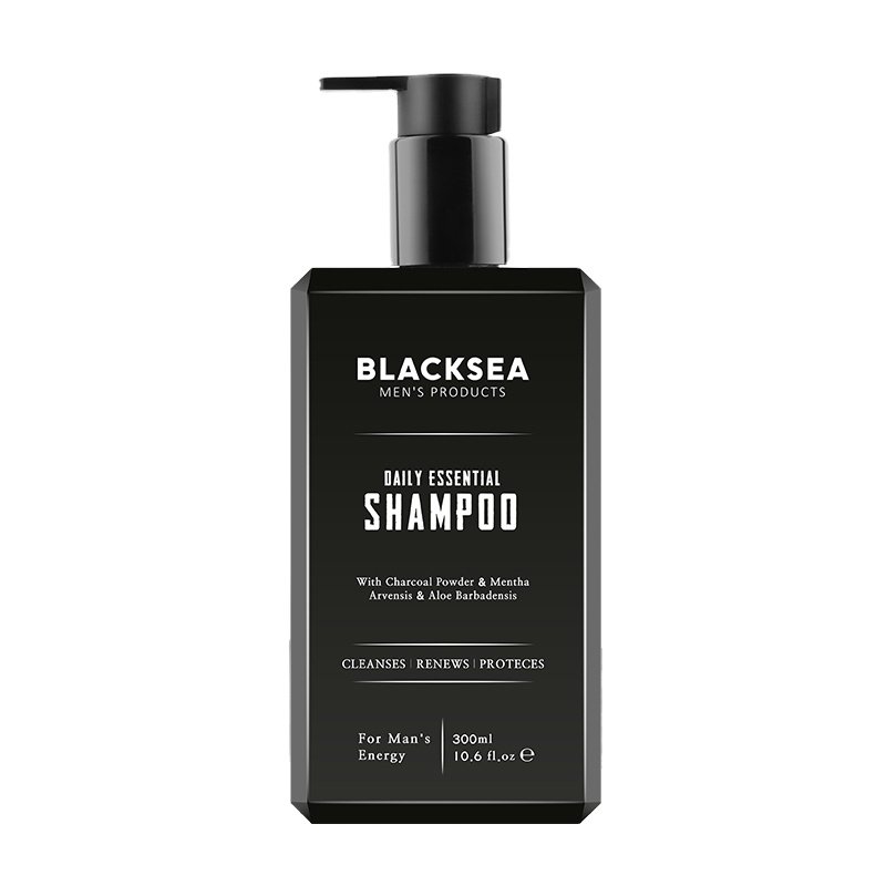 OEM Private Label Anti Dandruff Treatment Sulphate Free Organic Bamboo Charcoal Herbal Healthy Men's Shampoo for Oily Hair
