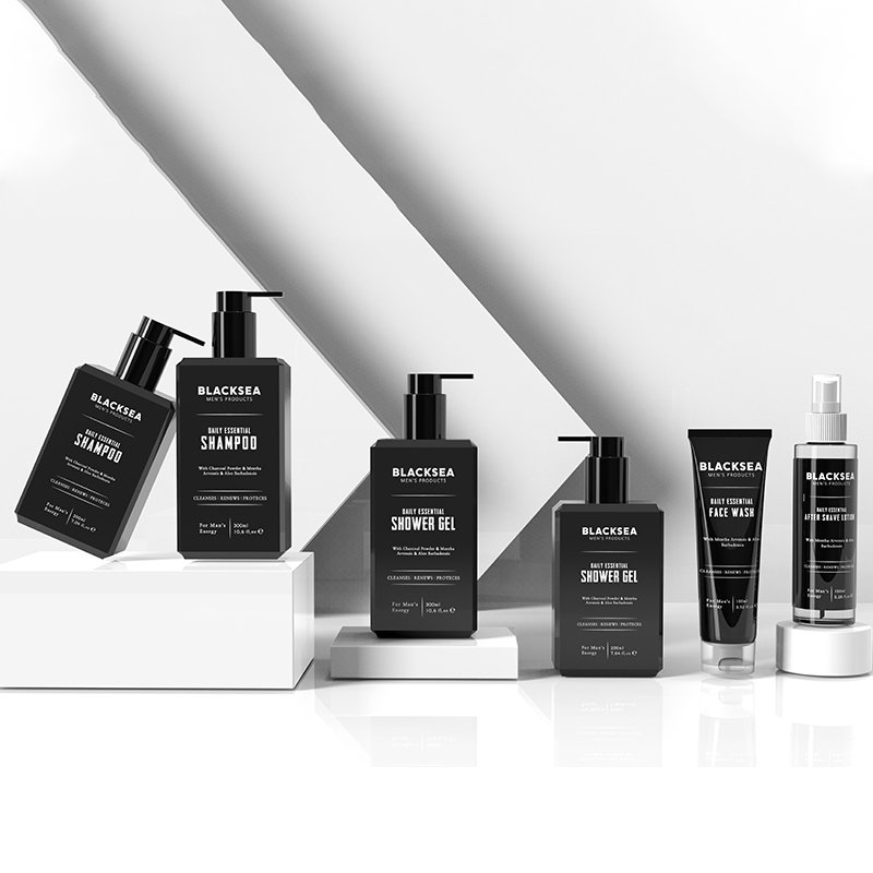 OEM Private Label Anti Dandruff Treatment Sulphate Free Organic Bamboo Charcoal Herbal Healthy Men's Shampoo for Oily Hair