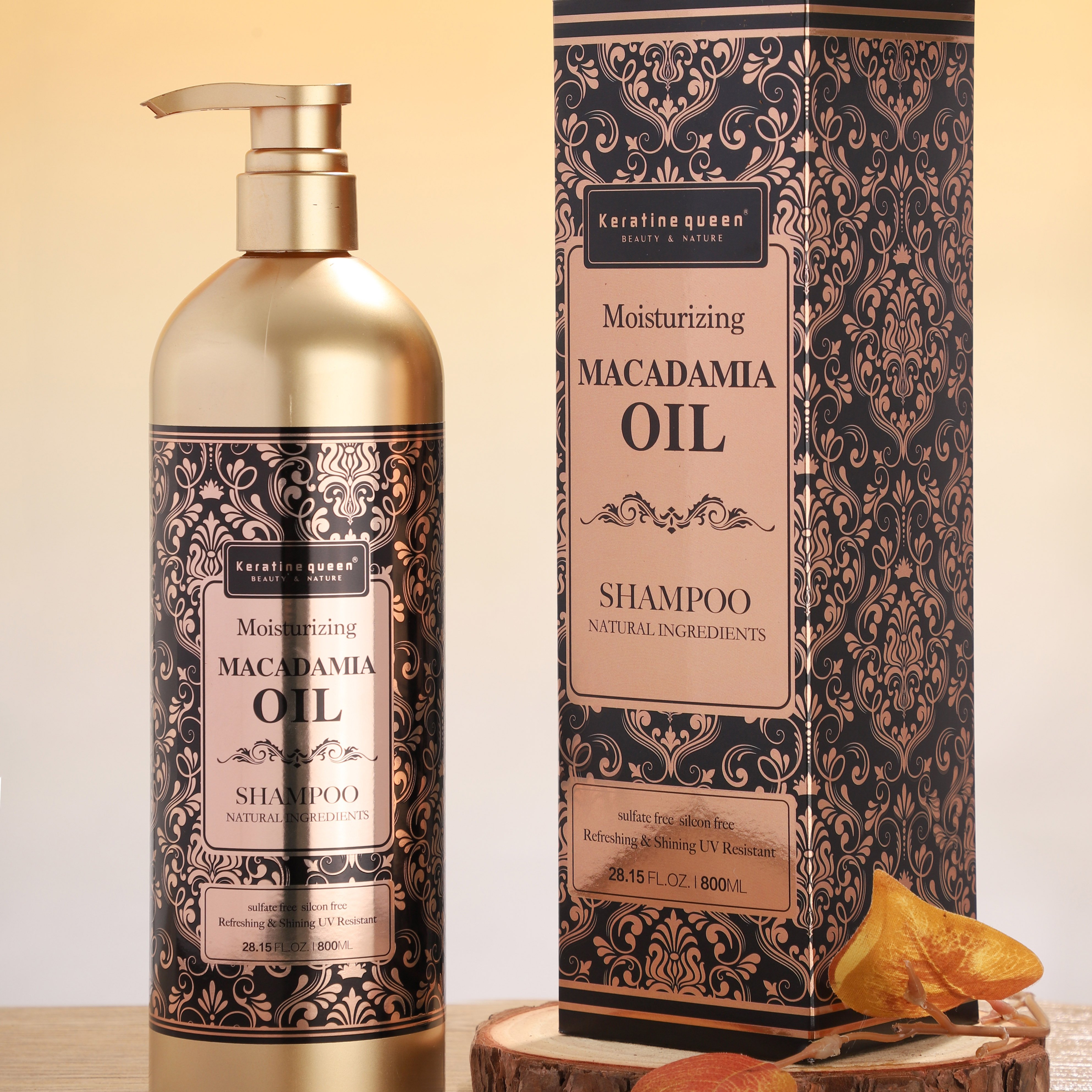 Private Label Organic Refreshing Repairing Damage Hair Shampoo Natural Macadamia Oil Shining Hair Shampoo And Conditioner