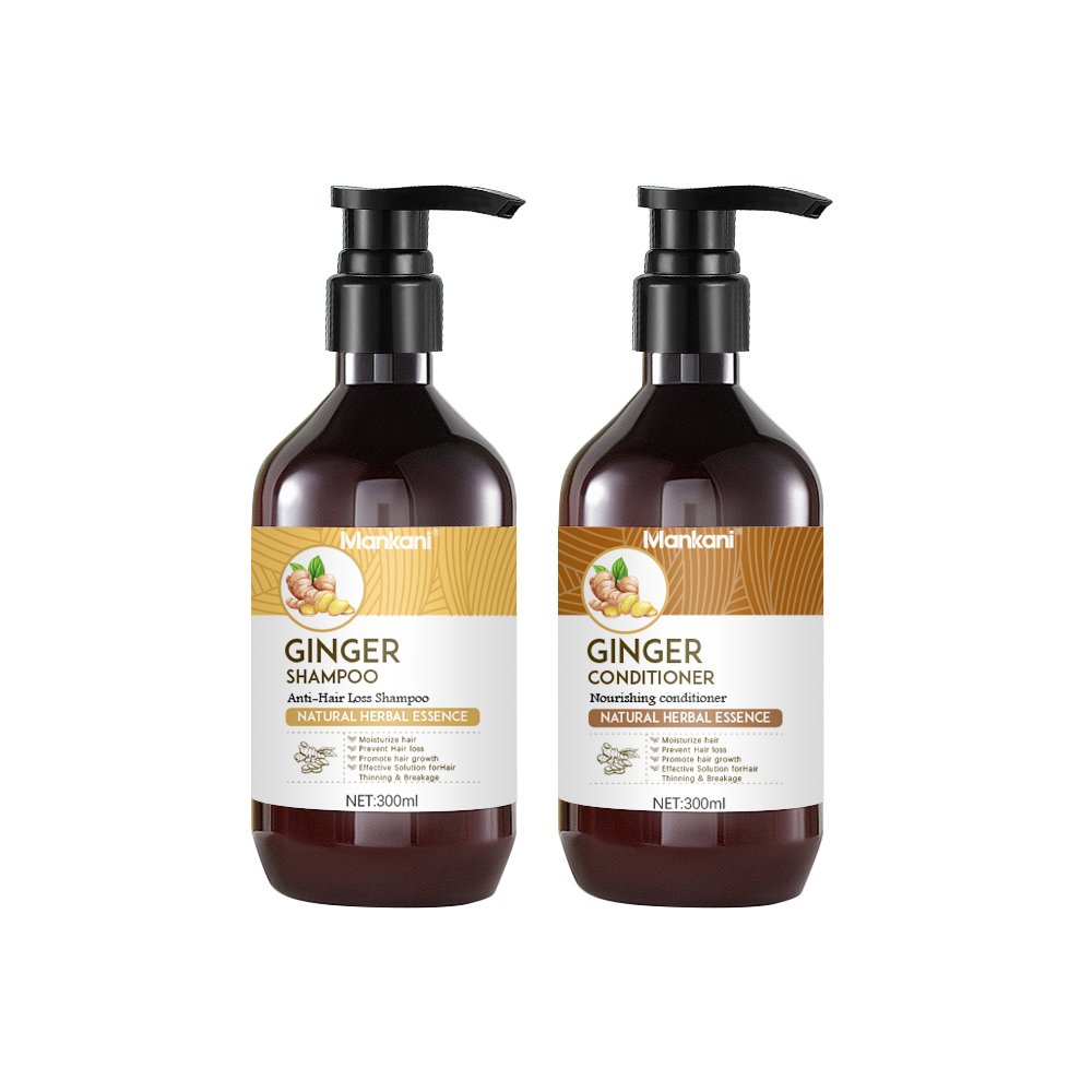 OEM 300 ml Ginger Hair Shampoo Oil Control Anti-hair Loss Hair Care Shampoo And Conditioner Wholesale