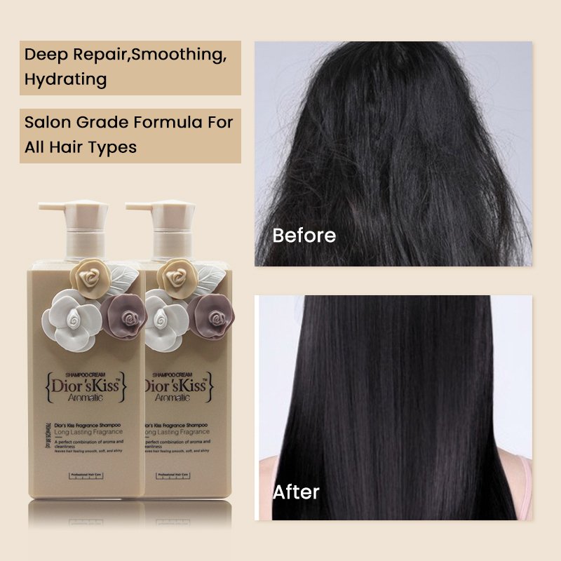 Wholesale price luxury shampoo and conditioner organic oem shampoo hair care set for professional salon