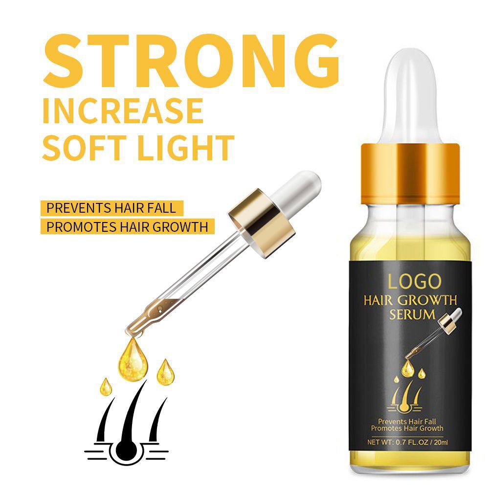 ShangMei OEM dropper glass bottle hair growth oil organic serum tonic natural softee hair growth oil Serum
