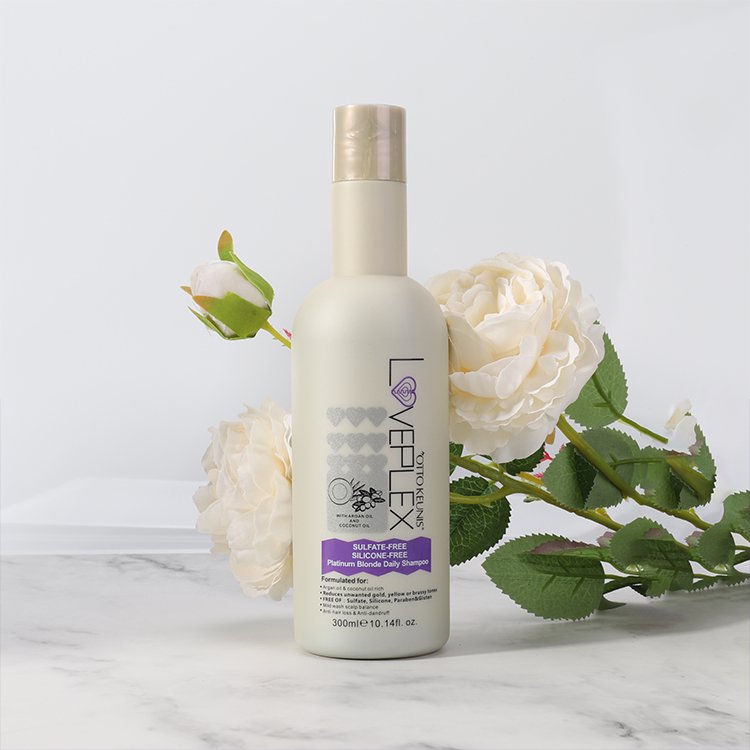Private Label Sulfate Free Argan & Coconut Mild Purple Shampoo Natural Anti-Yellow Shampoo Hair Salon Professional Use Shampoo