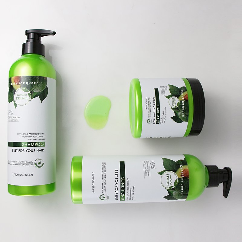 Private Label Refreshing hair Sulfate Free Shea Butter Shampoo And Conditioner Set for damage hair