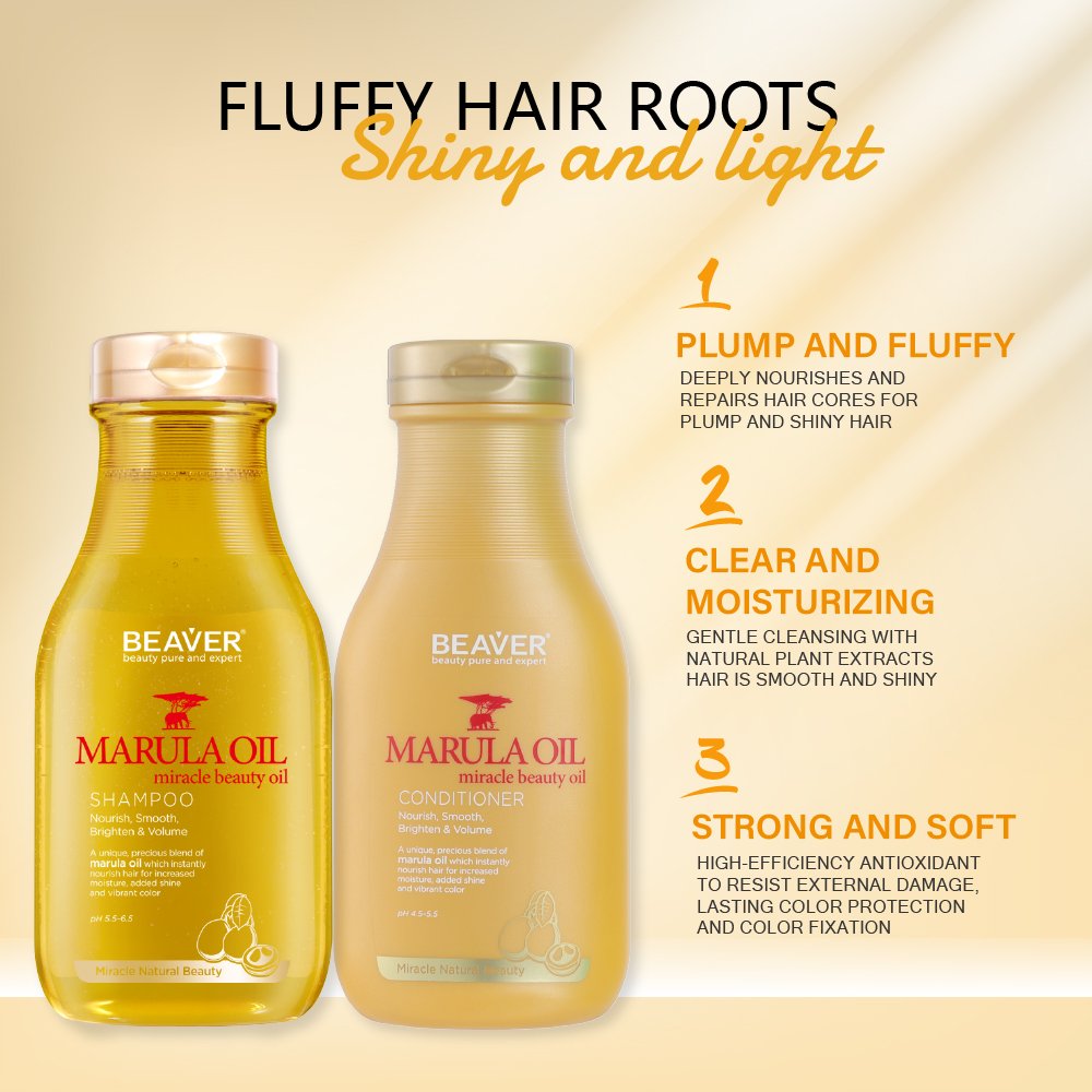 Manufacturer Organic Shampoo For Hair Natural Hair Care Products Hair Conditioner Marula Oil Vitamin Herbal Shampoos