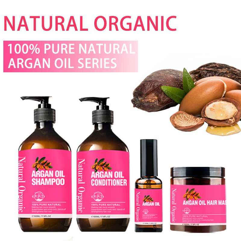 Private Label Organic Argan Oil Black Hair Color Dye OEM Professional Brown black hair shampoo