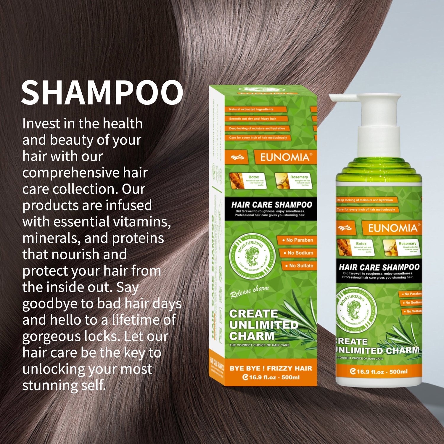 New Fashionable Dense Foam Rinse Away Oily Hair Supple and Radiant Shampoo Genuine and Authentic