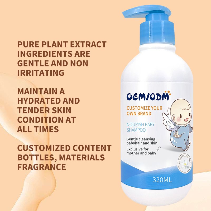 OEM/ODM Kids Products For Moisturize Nourish Curly Hair Care Organic Baby Wash Shampoo And Conditioner Set