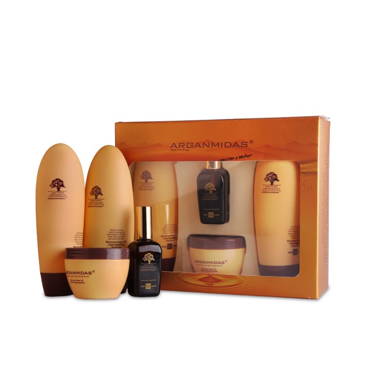 Arganmidas Professional Hair Care Product Organic Hair Repair Sulfate Free Moroccan Argan Oil Shampoo And Conditioner Set