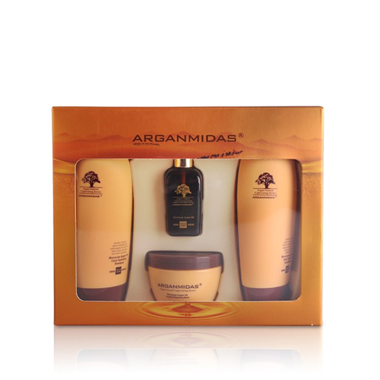 Arganmidas Professional Hair Care Product Organic Hair Repair Sulfate Free Moroccan Argan Oil Shampoo And Conditioner Set