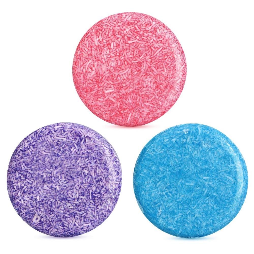 OEM ODM Customized Organic Natural Handmade Hair Tin Box Container Gift Set Custom Vegan Bubble Solid Shampoo Bar Soap for Hair