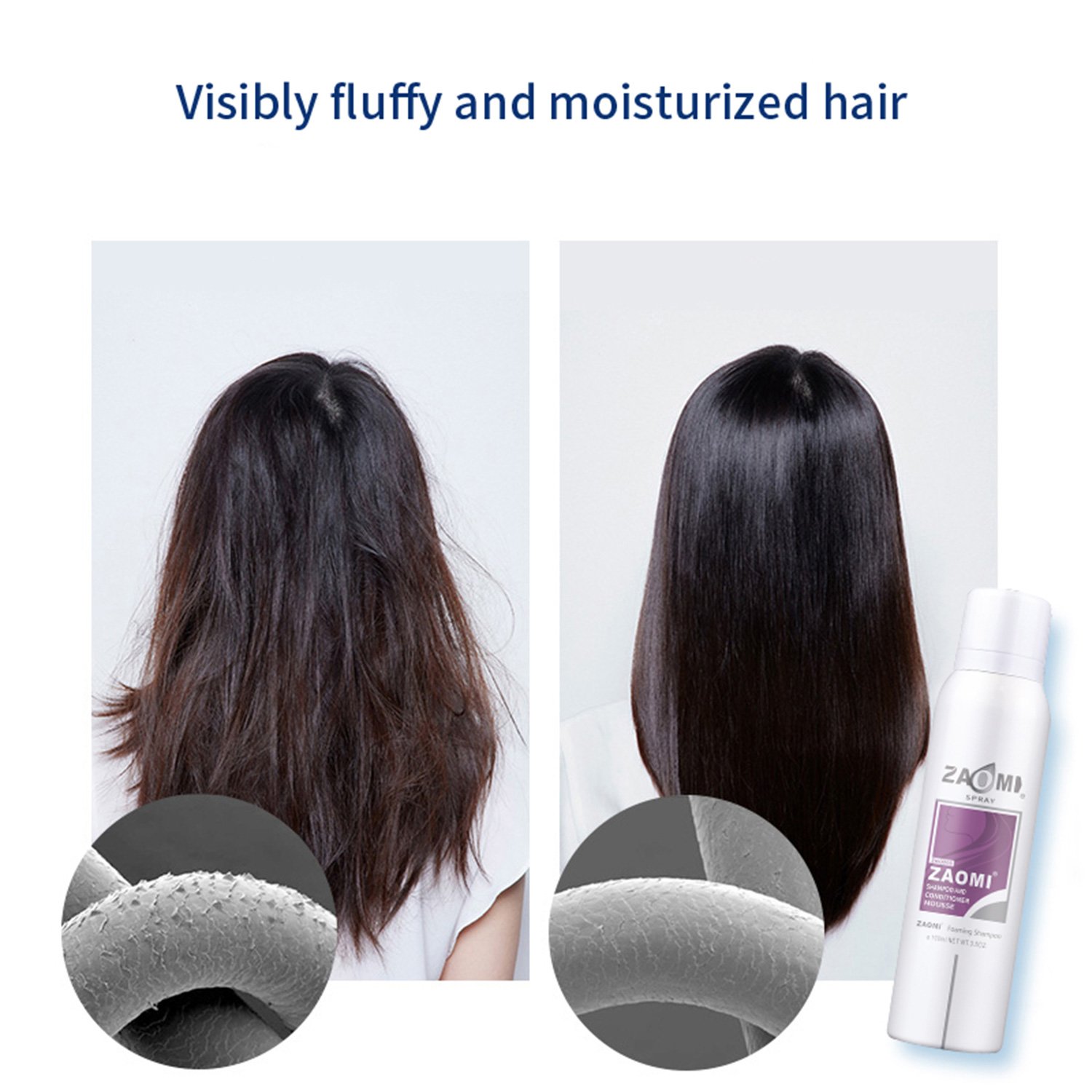 Manufacturer OEM Customized Moisturizing repair hair shampoo foaming and conditioner foam hair shampoo mousse