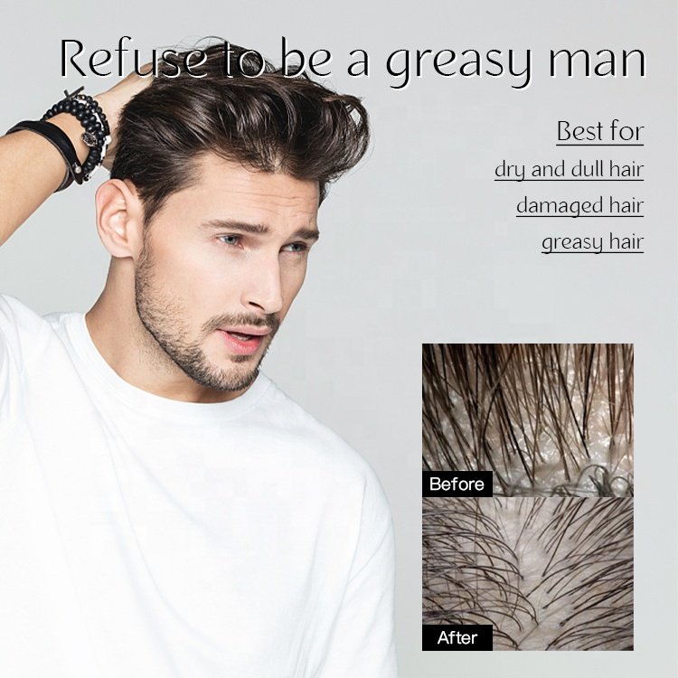 Private Label Hair Moisturizing Organic Algae Oligose And Mint Extract Shampoo Conditioner Sets for Men