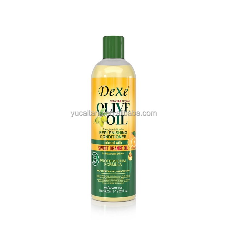 Dexe private label repairing moisturizing olive oil shampoo and conditioner set sulfate-free original factory manufacture