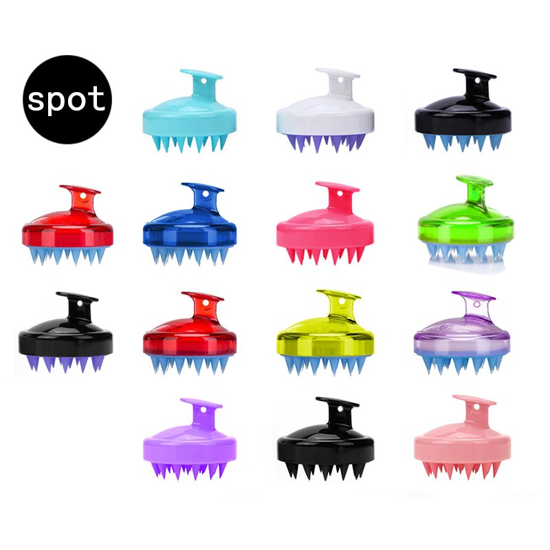 New Upgrade Household Soft Silicone Scratch Head Clean Scalp Massage Scalp Itch Wash Hair Brush Massage Shampoo Salon