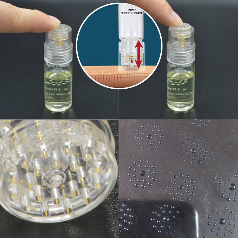 Vegan Stem Cells Peptide Anti Hair Loss 5ml Micro Infusion Hyaluronic Acid Facial Neck Mesotherapy Microneedling Serum For Neck