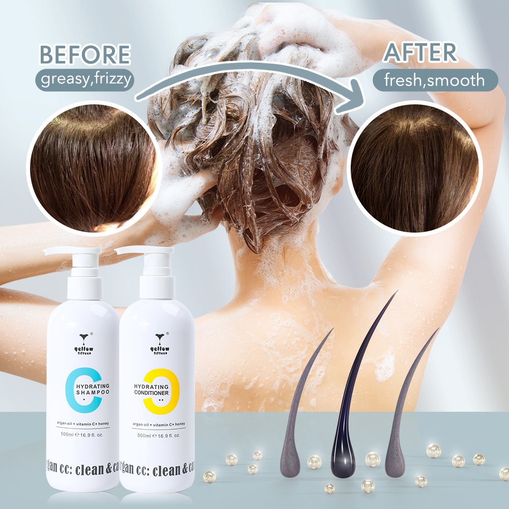Wholesale Factory Price Argan Oil Hair Moisturizing Shampoo and Conditioner Organic Hair Care Nourishing Repairing Shampoo