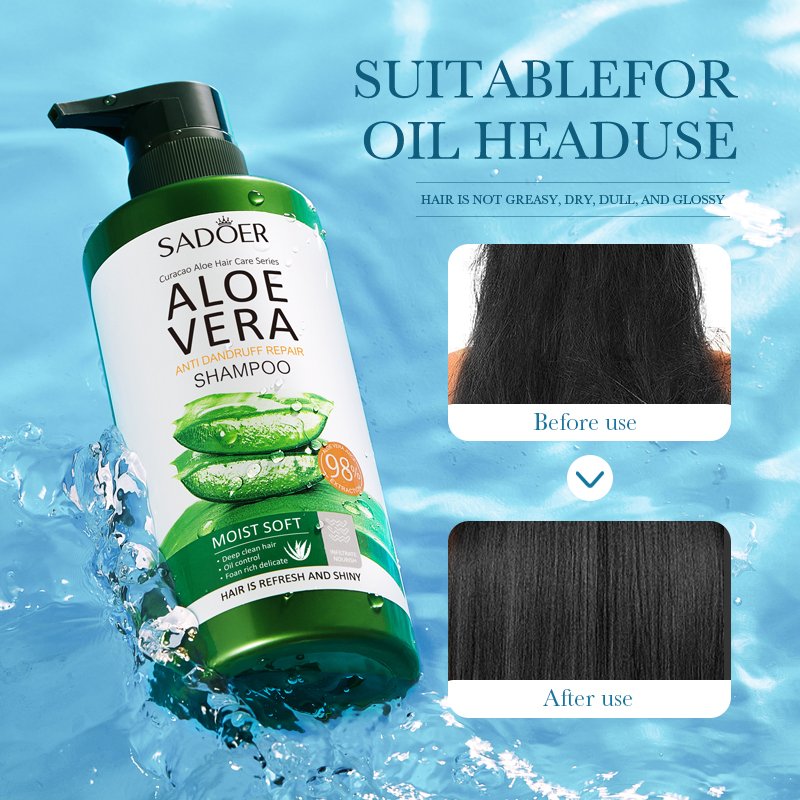 Private Label Moisture Hair Mask Aloe Vera Shampoo and Conditioner Set for Curly Hair Products Hair Care Set Cream Adults Female