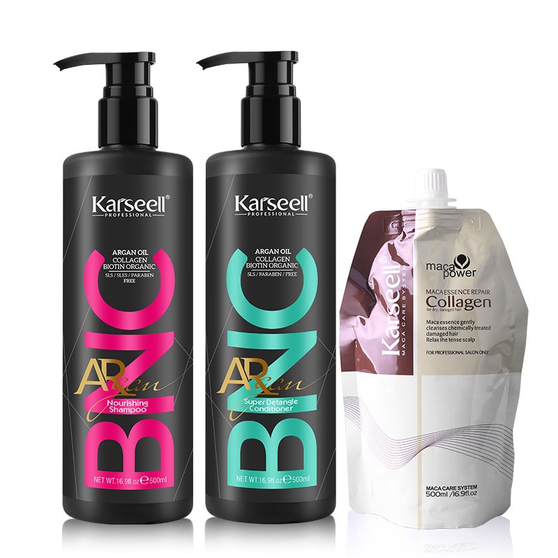 Kaseell OEM vegan collagen sulfate free hair shampoo smoothing treatment mask cream made in korea organic beauty products
