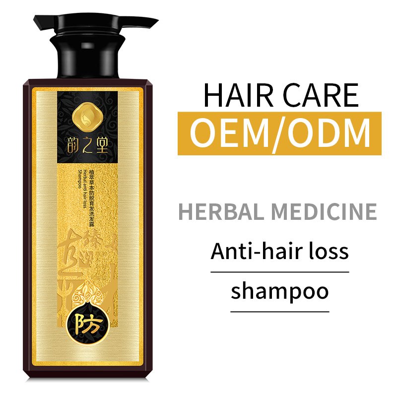 Private Label Best Quality 418ml Anti-Loss Hair Shampoo Prevent Hair Loss Anti-dandruff Shampoo Natural Herbal Extract Shampoo