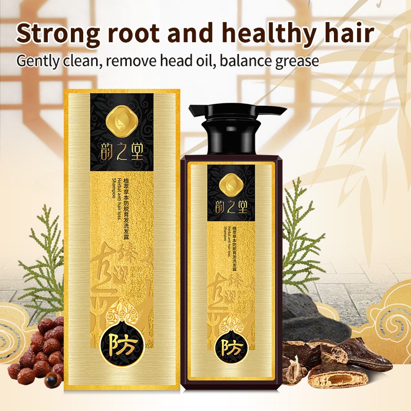 Private Label Best Quality 418ml Anti-Loss Hair Shampoo Prevent Hair Loss Anti-dandruff Shampoo Natural Herbal Extract Shampoo
