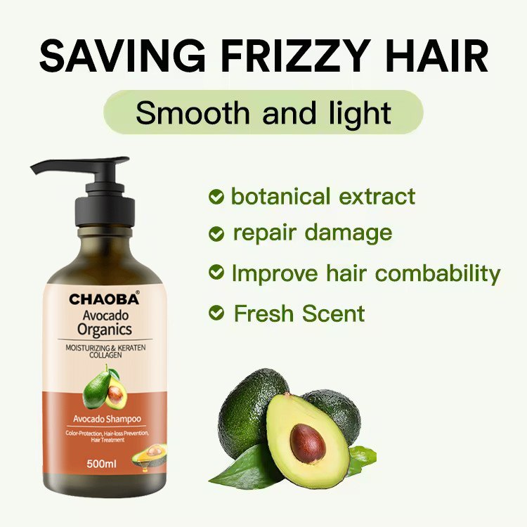 Wholesale Custom Private Label Natural Organic Avocado Sulfate Free Nourishing Hair Repair Shea Butter Shampoo And Conditioner