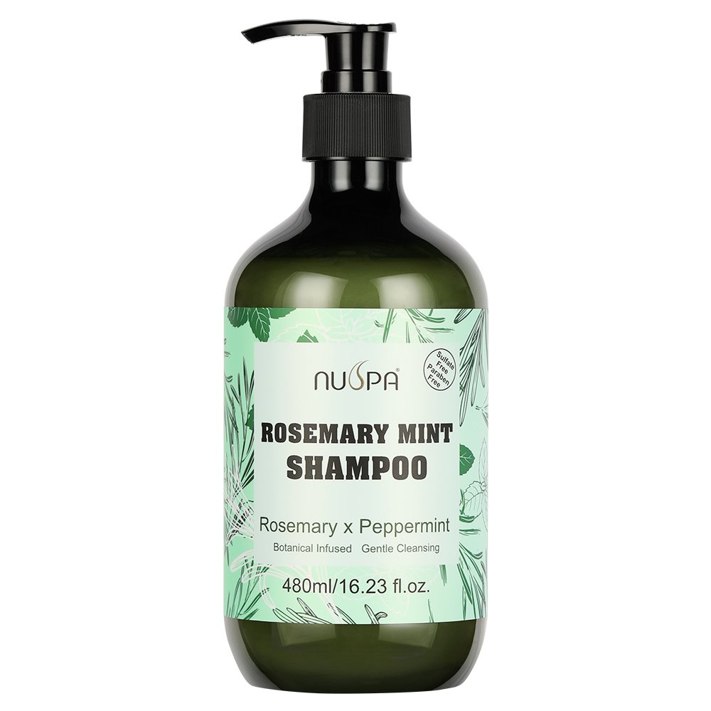 Private Label Organic Anti Dandruff Shampoo Vegan Hair Care Moisture Rosemary Mint Strengthening Shampoo