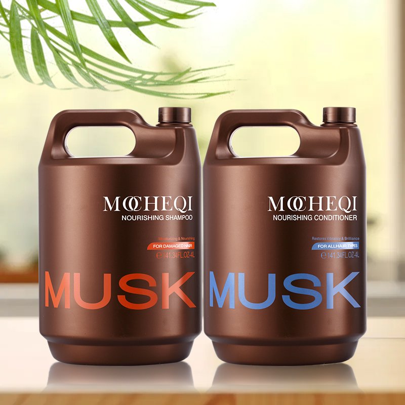 Mocheqi Wholesale Large Capacity Professional Hair Care Shampoo 4000ml Clean Repair Nourish Shampoo And Conditioner Set