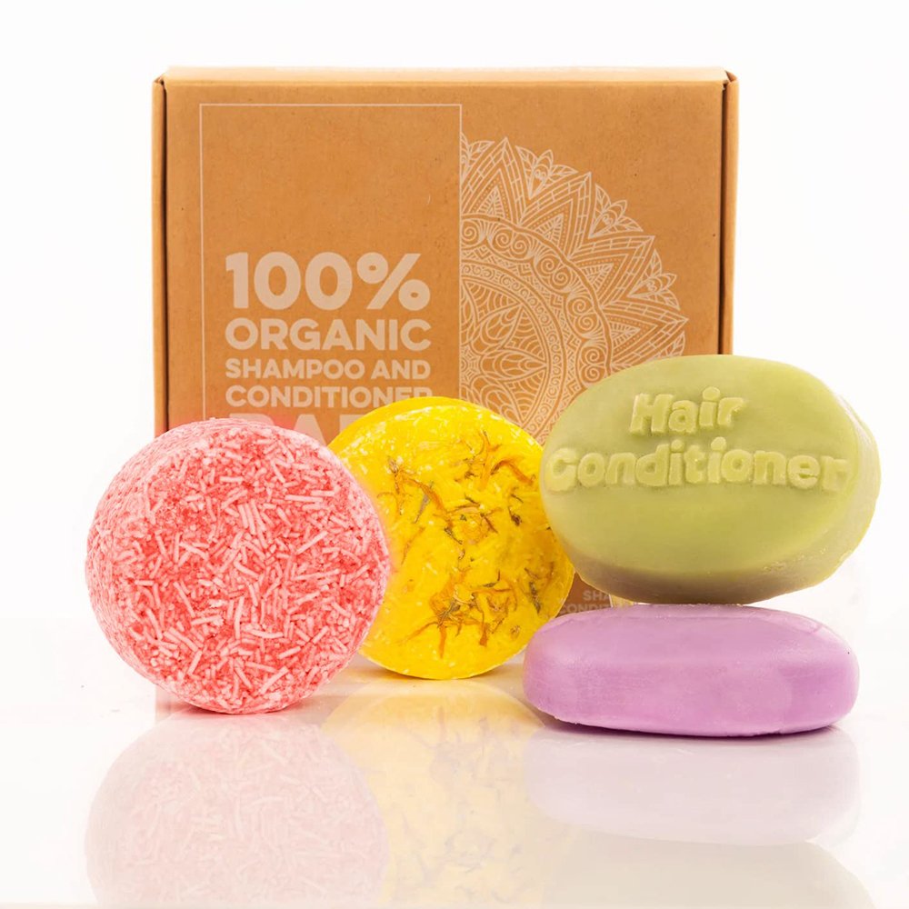 Customize Private Label Hair Care Organic Sulfate Free Bubble 2in1 Castor Oil Shampoo and Conditioner Solid Soap Bar