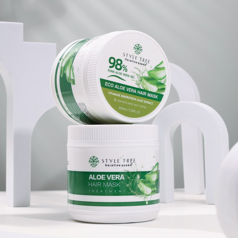Oem Custom Herbal Hair Care Sets PH Split End Hair Repair Aloe Vera Hair Growth Shampoo And Conditioner