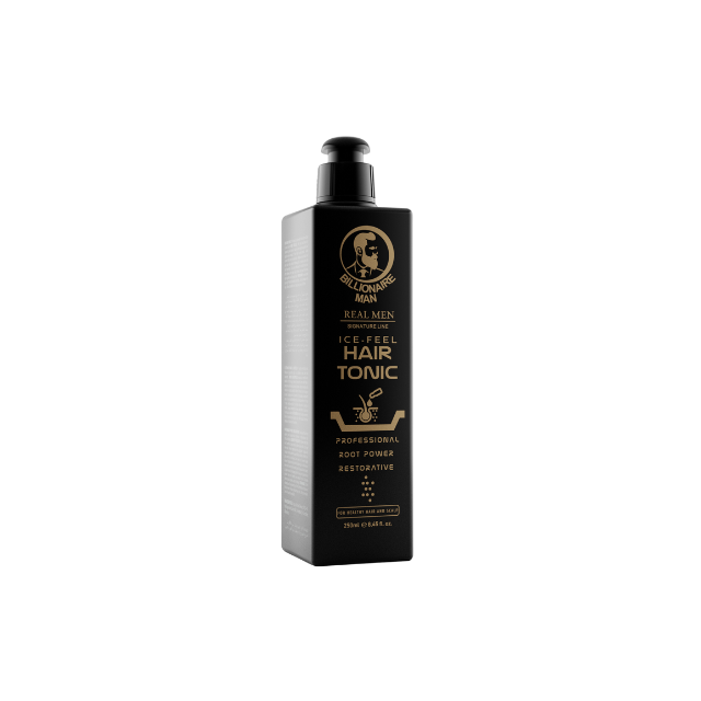 Wholesale Professional Billionaire Man Ice Feel Hair Tonic l Root Power Restorative l Hair Care Tonic 250ML
