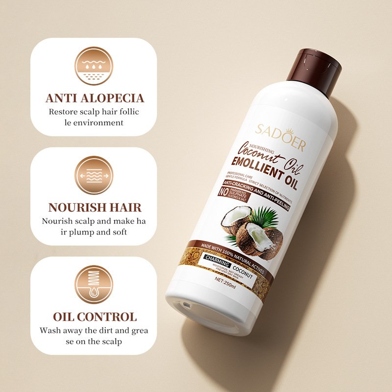 500ML private label wholesale SADOER smooth and improves dryness ginger shampoo for hair