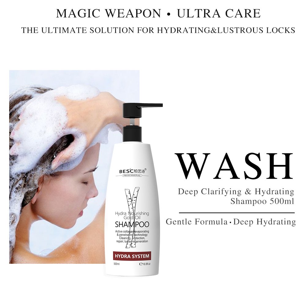 Wholesale smooth moisturizing hair shampoo fluffy shampoo and mask for moisture hydration