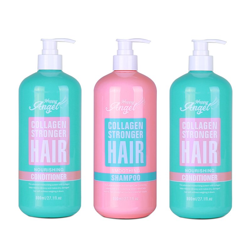 Own Brand Hot Sale Shampoo from 20 Years Factory Shampoo Personal Unisex Adults Flower White Cream Collagen Stronger Hair 800ml