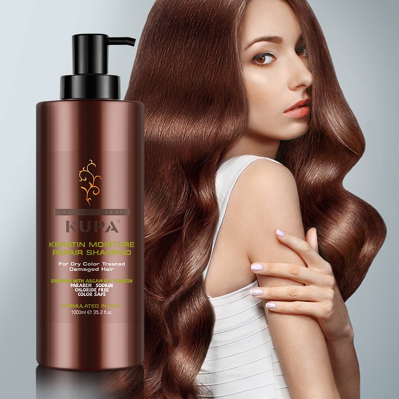 Private Label High Quality Organic Keratin Moisturizing Shampoo Anti Hair Loss Argan Oil Hair Shampoo