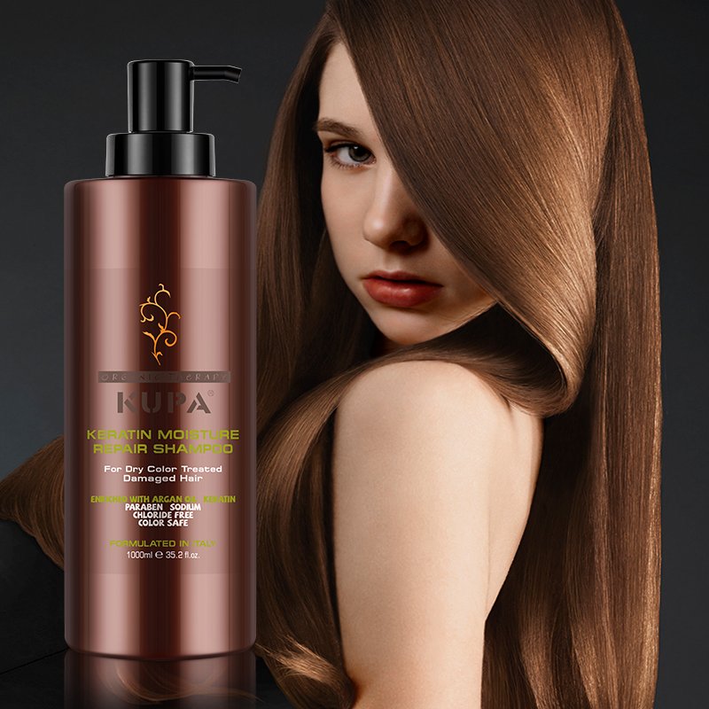 Private Label High Quality Organic Keratin Moisturizing Shampoo Anti Hair Loss Argan Oil Hair Shampoo
