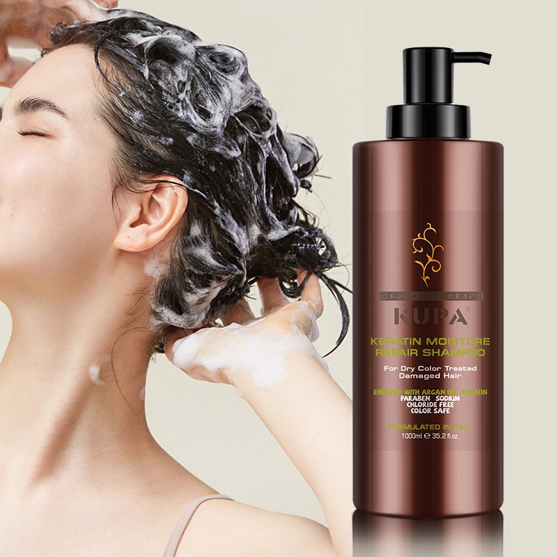 Private Label High Quality Organic Keratin Moisturizing Shampoo Anti Hair Loss Argan Oil Hair Shampoo