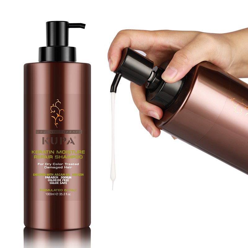 Private Label High Quality Organic Keratin Moisturizing Shampoo Anti Hair Loss Argan Oil Hair Shampoo