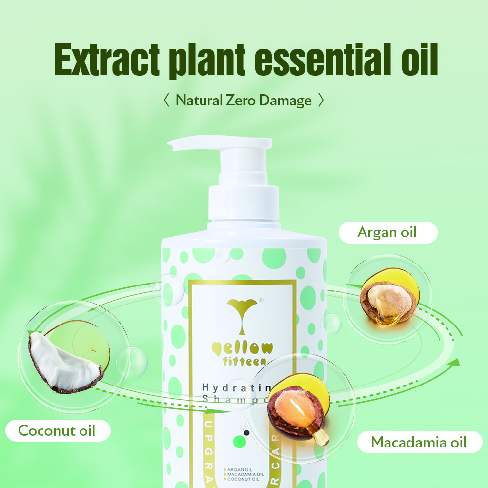 Yellow Fifteen Private label Custom Stock Wholesale Price Upgrade U Hair Care Hydrating Shampoo